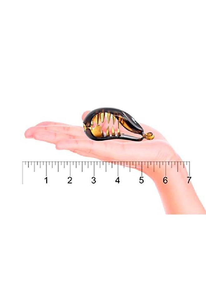 CAMILA Paris Cp2301 275 Inch Small Hair Clip For Women Tortoise Shell Strong Hold Decorative Durable Styling Girls Hair Accessories Hair Ponytail For Women With Curly Thick Hair Made In France - Image 4