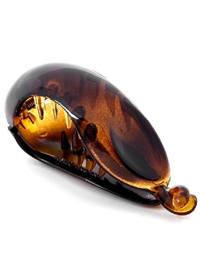 CAMILA Paris Cp2301 275 Inch Small Hair Clip For Women Tortoise Shell Strong Hold Decorative Durable Styling Girls Hair Accessories Hair Ponytail For Women With Curly Thick Hair Made In France - Image 1