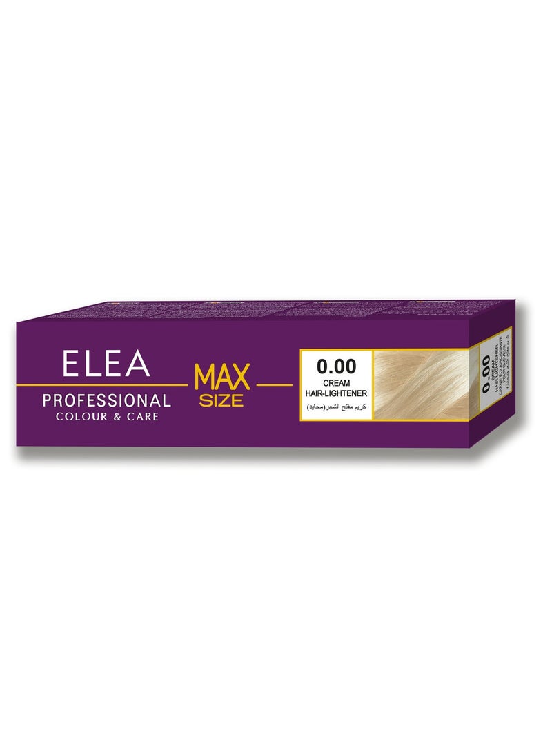 ELEA Professional Colour & Care MAX SIZE Cream Hair Lightener - 0.00 Cream Hair Lightener, 100 ml - Image 2