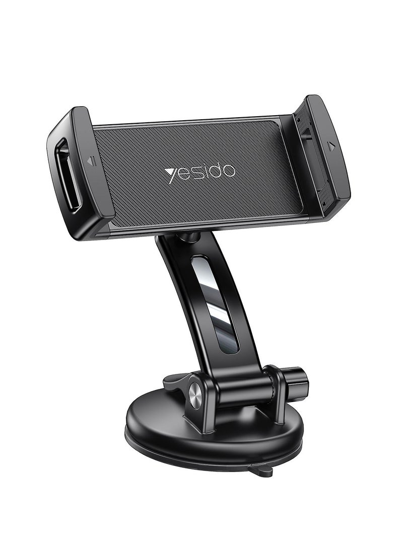 Yesido C171 Suction Cup Mount Car Holder Dashboard Bracket For Phone And Tablet 4.7-12 Inch - Image 1