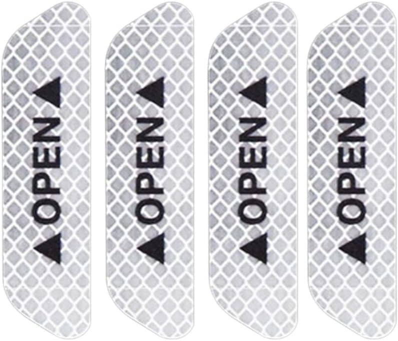 Durvient Car Door Reflective Warning Sticker (Silver) - Image 1