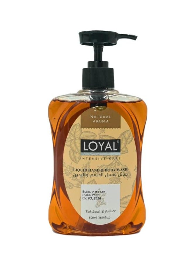 لويال غسول رغوي لليدين والجسم بالبتشولي والعنبر 500 مل