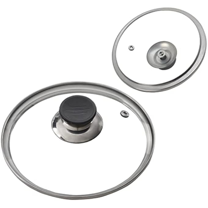 Unity 4 Pcs Pot Lid Knobs Universal Pot Lid Cover Knob Replacement Heat Resistant Kitchen Cookware Knob Handle Bakelite Circular Handgrip Knobs For Casserole Kettle Glass Pot Pan Saucepan - Image 5