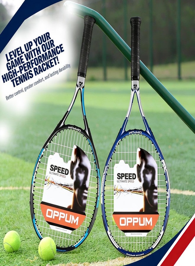 OPPUM 27" Pro Tennis Rackets (2-Pack), Lightweight, Durable Strings, Ideal for Beginner/Intermediate Players - Image 4