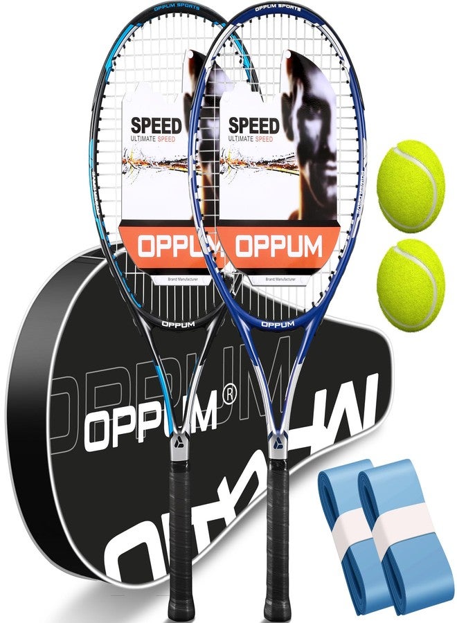 OPPUM 27" Pro Tennis Rackets (2-Pack), Lightweight, Durable Strings, Ideal for Beginner/Intermediate Players - Image 1