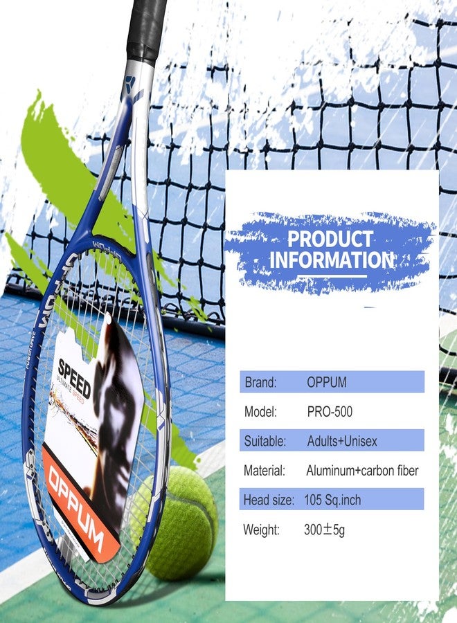OPPUM 27" Pro Tennis Rackets (2-Pack), Lightweight, Durable Strings, Ideal for Beginner/Intermediate Players - Image 3