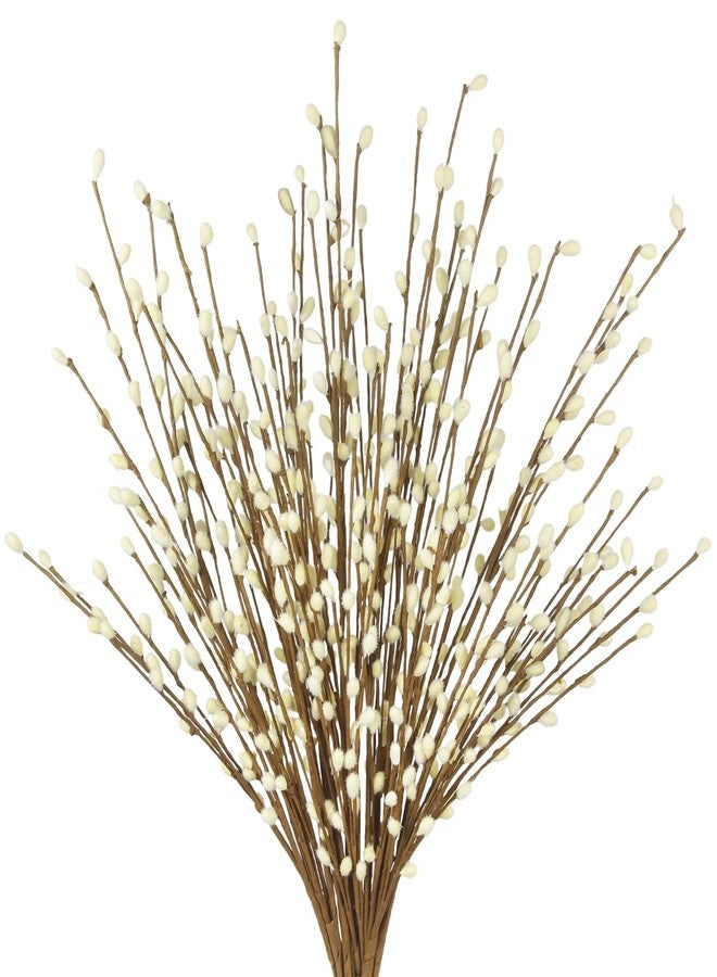 GhuaH 10 Pcs Winter Decorations Artificial Berry Stems White Christmas Picks Branches Cream Berries Stems for Floral Arrangements Christmas Tree Holiday Home Xmas DIY Crafts Party Decor Centerpieces - Image 1