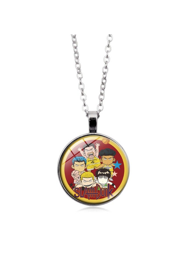 KUYING New Slam Dunk Pendant Sweater Chain Jewelry 