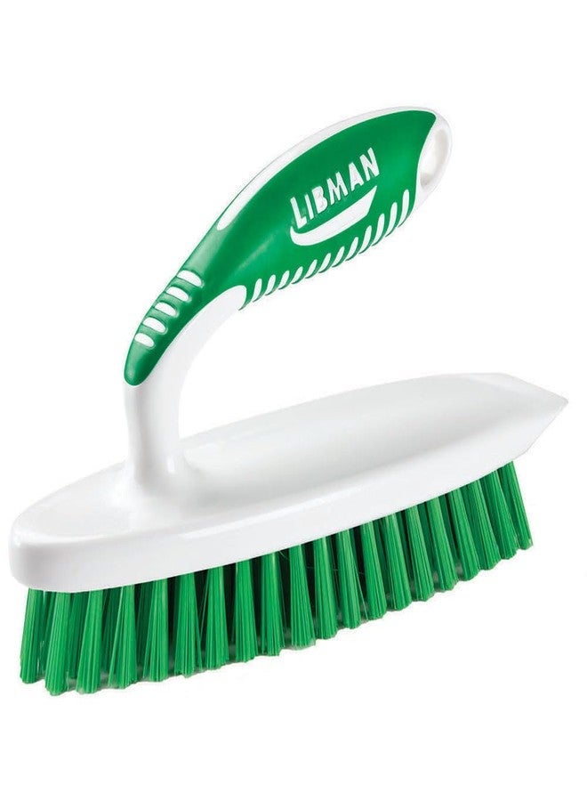Libman 16 Easy Grip Scrub Brush with Built-In Scraper - Image 1