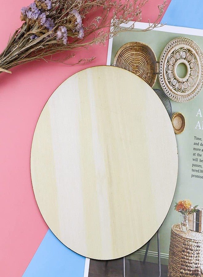ISUSSER 20Pcs 8 Inch Wood Rounds for Crafts, Unfinished Wood Circles Discs Blank Wood Signs to Paint, DIY Supplies, Home Christmas Halloween Decorations - Image 4