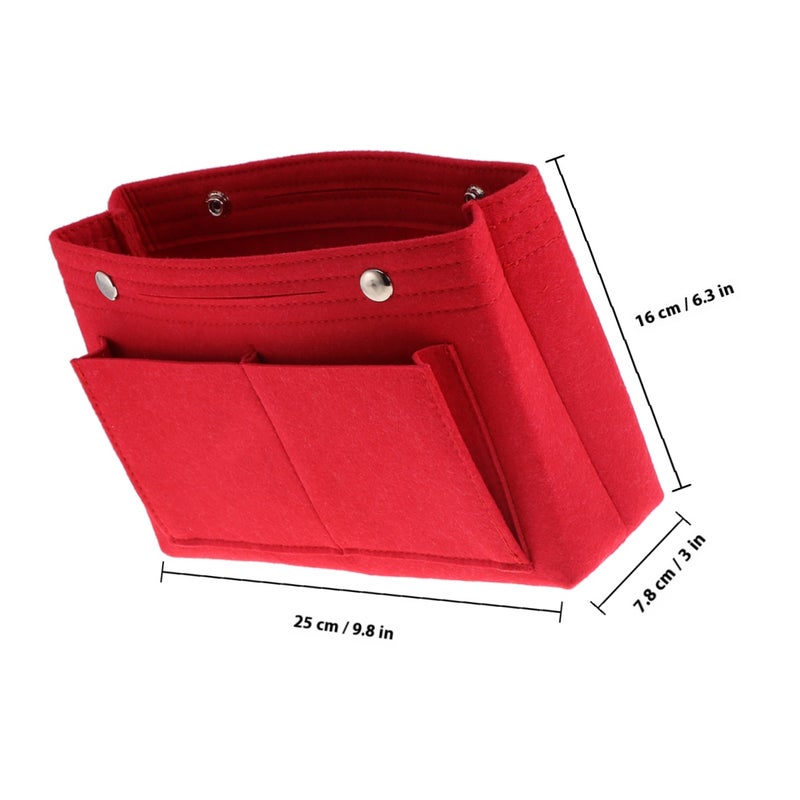 Foldable Felt Storage Bag Makeup Organizer Multi-functional Cosmetic Storage Bag Women Handbag - Image 2