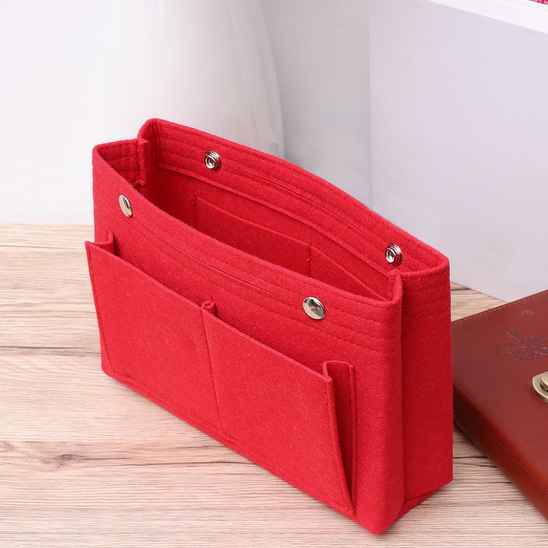 Foldable Felt Storage Bag Makeup Organizer Multi-functional Cosmetic Storage Bag Women Handbag - Image 1