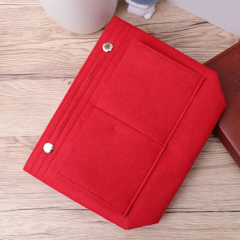 Foldable Felt Storage Bag Makeup Organizer Multi-functional Cosmetic Storage Bag Women Handbag - Image 3