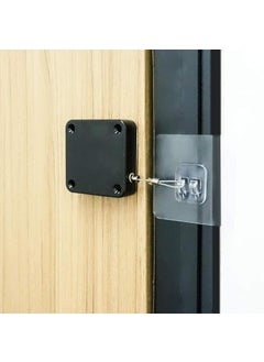 ASTRECA ASTRECA Free Automatic Door Closer Multifunctional Automatic Door Closer Automatically Self Closing Door with Drawstring for Internal Home Outdoor Iron Door Random Color Standard  - Image 1
