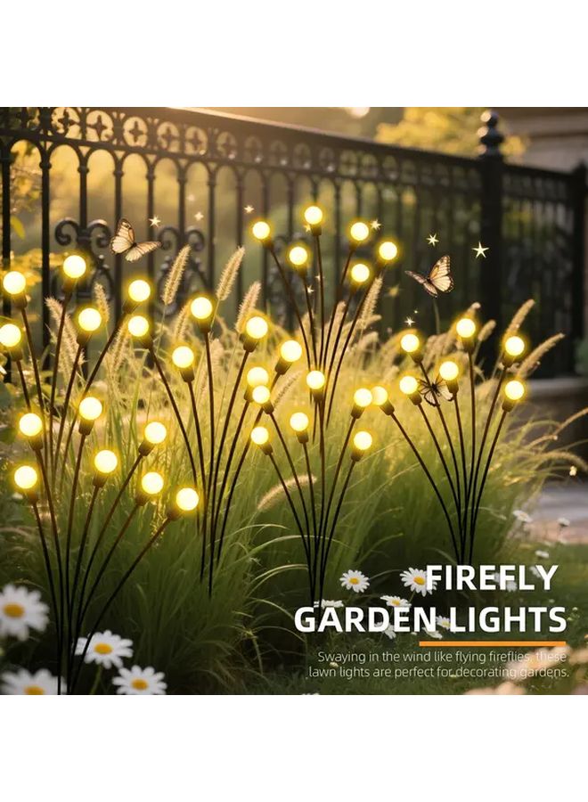 10 مصابيح LED شمسية خارجية للحدائق بألوان دافئة و8 أوضاع ودرجة حماية IP65 - Image 3