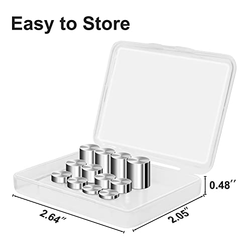 FunisFun 3.25oz Weights Tungsten for Pinewood Derby Car, Incremental Cylinders Weights with 5 Different Sizes for Fastest Derby Car Speed - Image 4