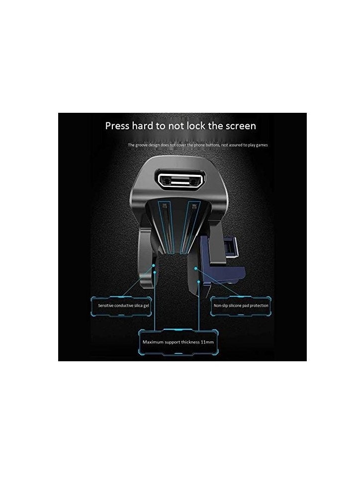 JAJEEK AK03 PUBG Mobile Controller Phone Fan Cooler Gamepad Joystick L1R1 Trigger Control for iOS/Android – Enhance Your Gaming Experience with Fast Response & Cooling Technology  - Image 2