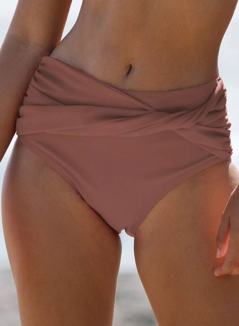 Generic Twist High Waisted Bikini Panty - Image 1