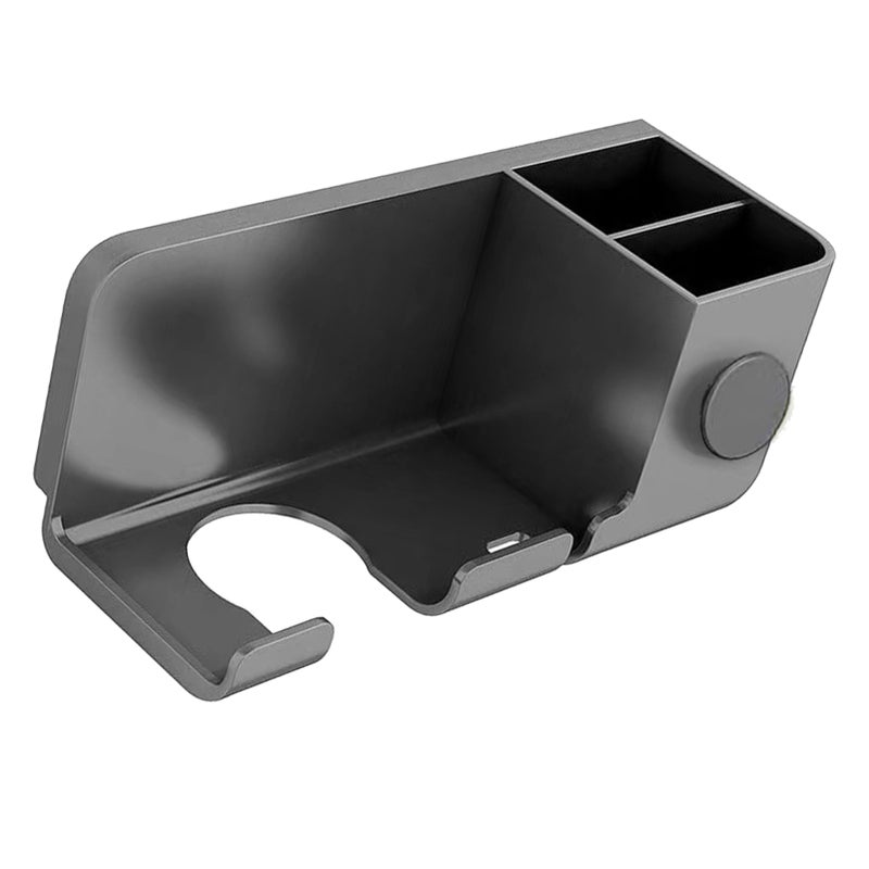 Hair Dryer Holder Wall Mounted Stable Saving Space Blow Dryer Hanger Waterproof Rustproof Plastic Blow Dryer Holder Rack for Bathroom - Image 4
