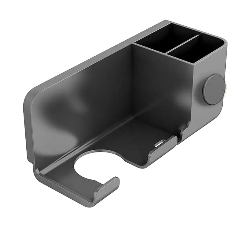 Hair Dryer Holder Wall Mounted Stable Saving Space Blow Dryer Hanger Waterproof Rustproof Plastic Blow Dryer Holder Rack for Bathroom - Image 1