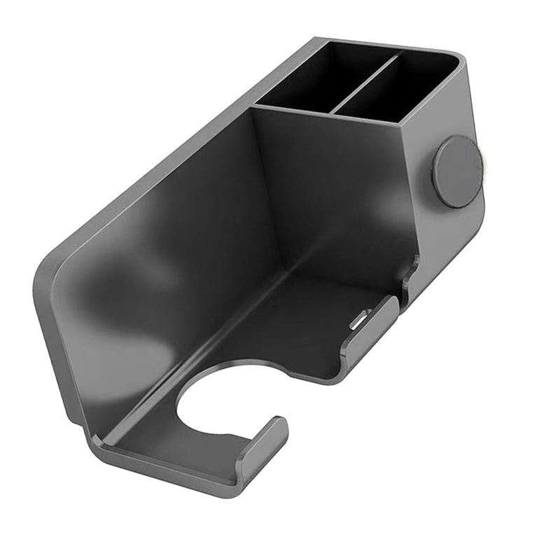 Hair Dryer Holder Wall Mounted Stable Saving Space Blow Dryer Hanger Waterproof Rustproof Plastic Blow Dryer Holder Rack for Bathroom - Image 3