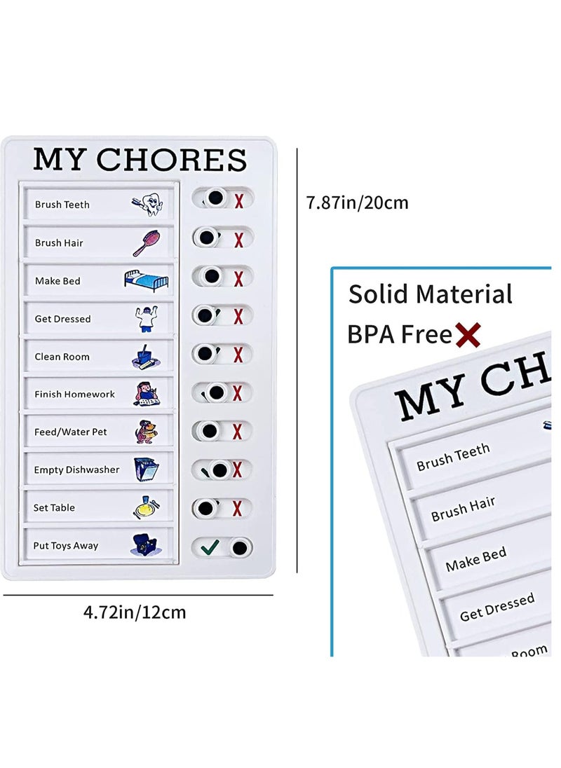Bukela Chore Chart, Daily to Do List, Memo Checklist Board, Portable Detachable Planning Reminder Chart, DIY Home Check Items and Form Good Habit  - Image 2