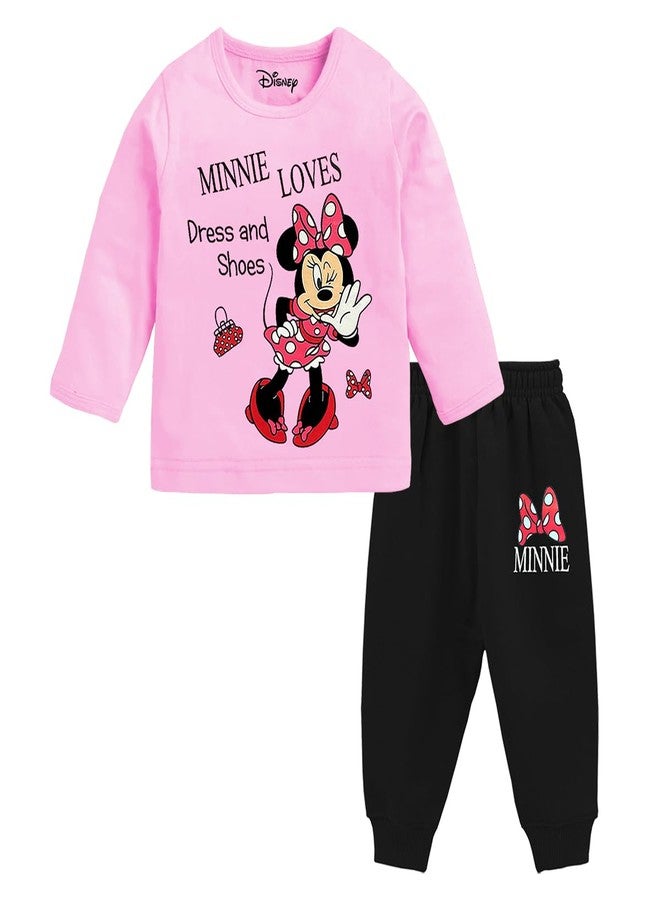 Kuchipoo © Disney Baby Girl Regular Fit Cotton T-Shirts and Pyjamas Set (KUC-PSUT-148, 6-12 Months, Multi-Colored) - Image 4