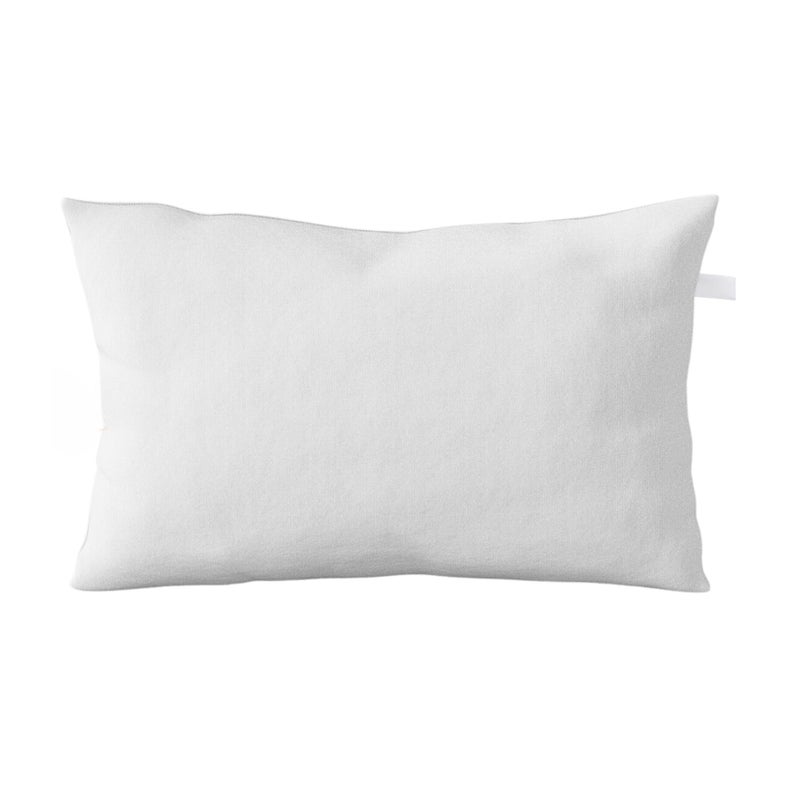Maatrikaa Soft & Comfortable Sleeping Pillow with Microfiber Filling ? White Satin Fabric for Bed, Sofa & Travel | Neck & Head Support (16x24 inch, Pack of 1) - Image 1