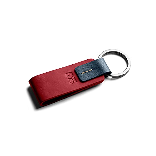 DailyObjects Hand Stitched Trooper Durable Crunch Leather Keyring (Red) - Image 4