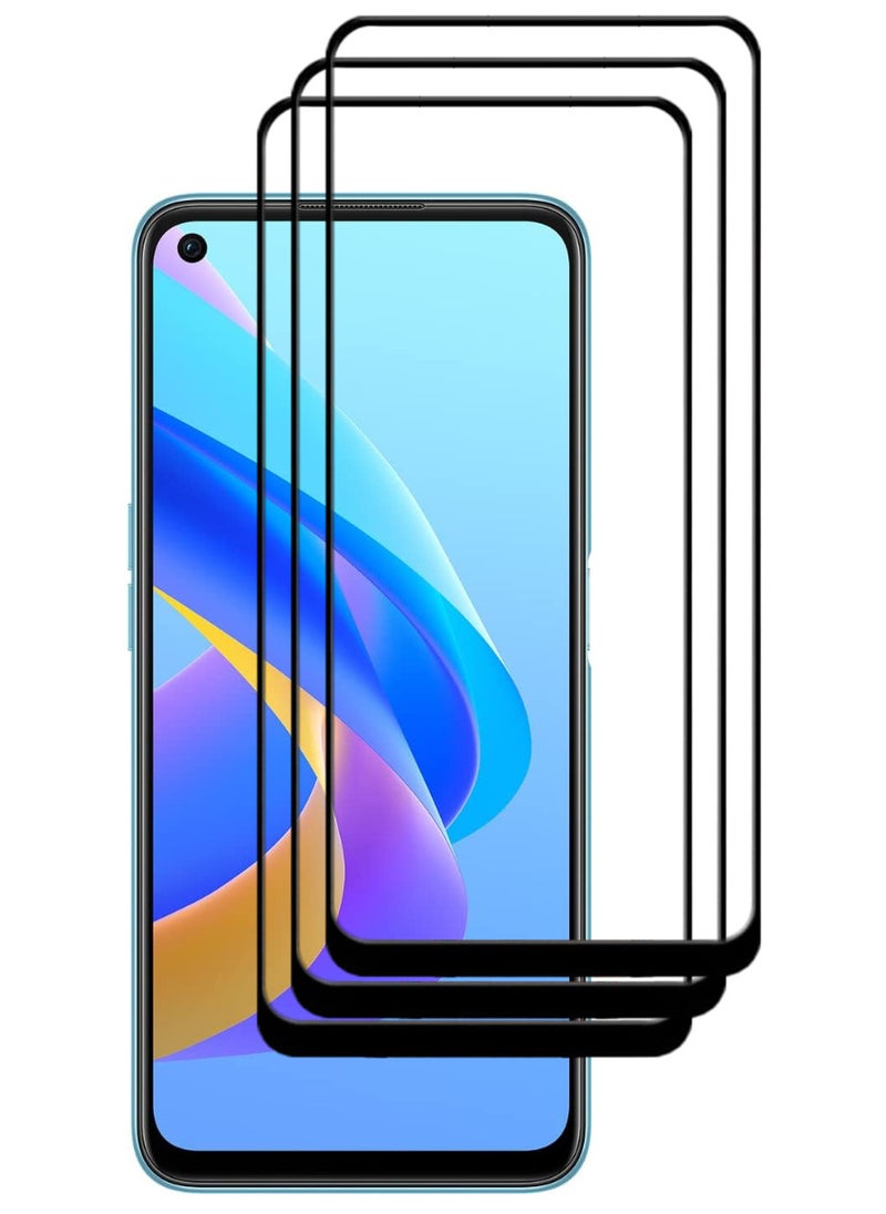 ACLIX 3 Pieces Antistatic ESD Dustproof Premium Quality High Definition Tempered Glass Screen Protector Designed For Oppo A76 - Image 1