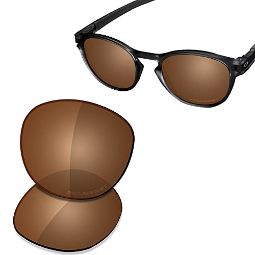 SAUCER Premium Replacement Lenses for Oakley Latch OO9265 | Latch Low Bridge Fit OO9349 Sunglasses High Definition - Amber Brown Polarized - Image 2