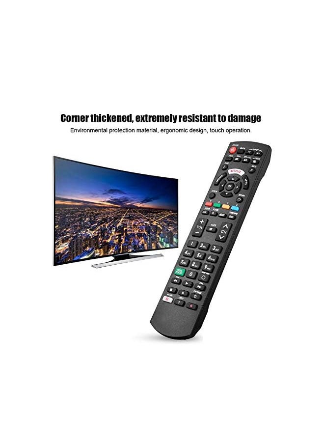 Generic - Panasonic TV Replacement Remote Control Fit For All Panasonic Smart TV/HD/LCD/LED/MY APPS/NETFLIX/HOME Buttons - No Setup Required N2QAYB000487 N2QAYB000753 N2QAYB000752 - Image 1