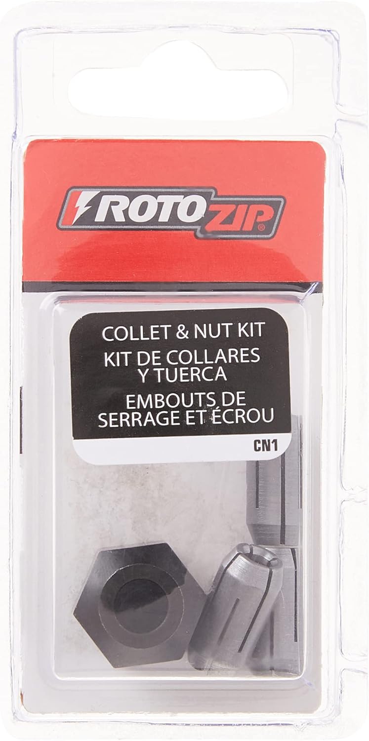 Rotozip CN1 Replacement Collet and Nut Kit,Silver - Image 4