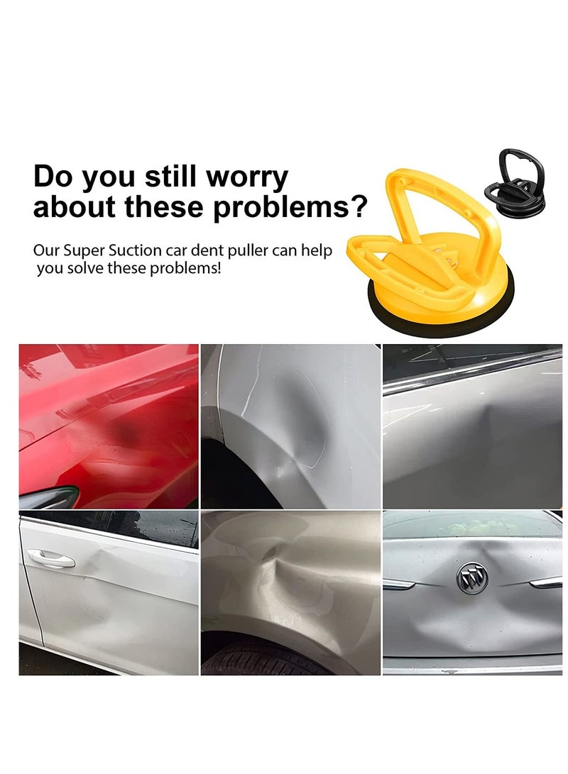 Excefore رافعة أكواب الشفط لإصلاح خدوش السيارة، ساحب كبير، رافعة قوية بمقبض زجاجي، رفع الزجاج والبلاط والمرايا والجرانيت وتحريك الأشياء، عبوة من 3 قطع - Image 2