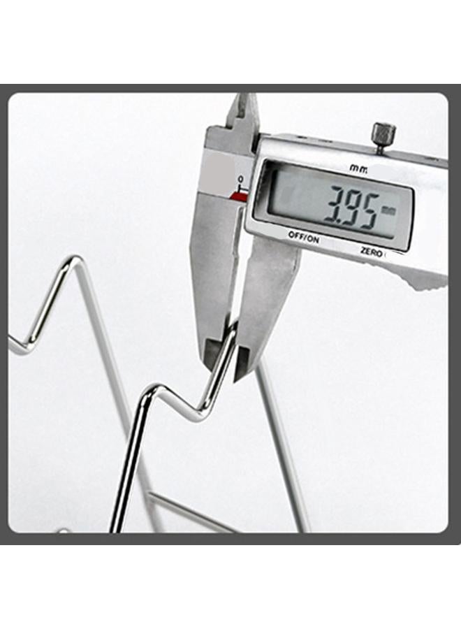 Stainless Steel Wall Mount Pot Lid and Chopping Board Organizer Space Saving Multipurpose Kitchen Rack - Image 4
