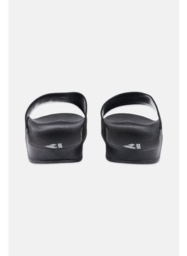 RBX Men Brand Logo Slip On Slides, Black  - Image 2