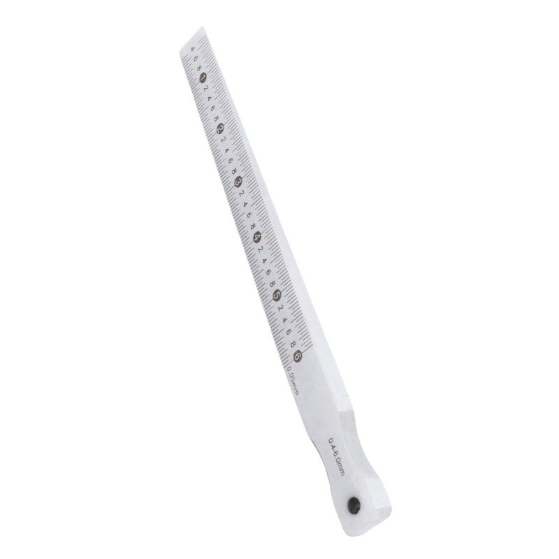Taper Gap Gage 0.4-6mm Range 0.05mm Accuracy Stainless Steel Gap Width Measuring Tool for Construction Railway Automotive - Image 3