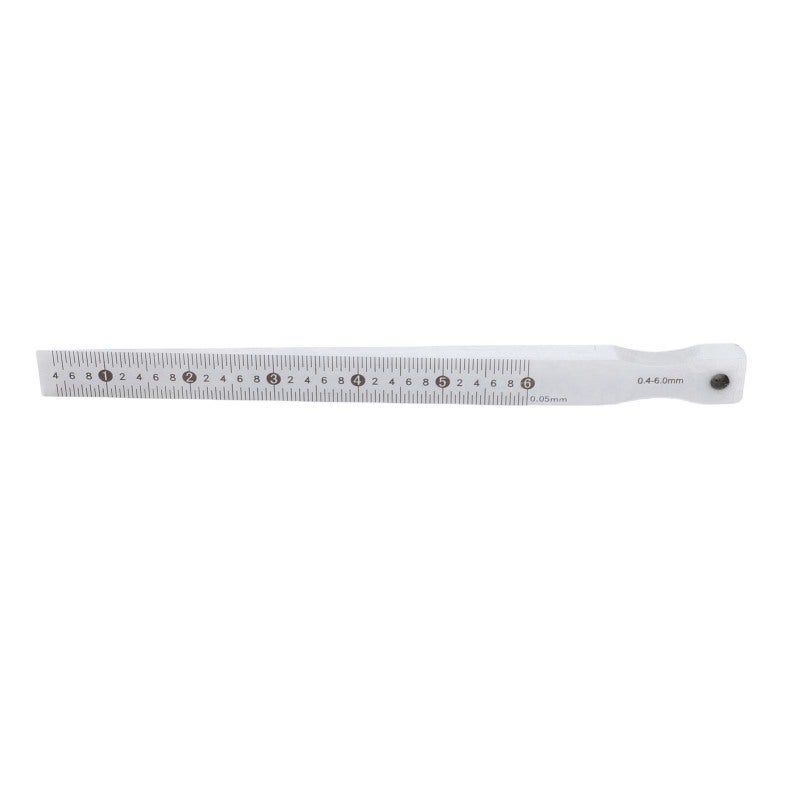 Taper Gap Gage 0.4-6mm Range 0.05mm Accuracy Stainless Steel Gap Width Measuring Tool for Construction Railway Automotive - Image 5