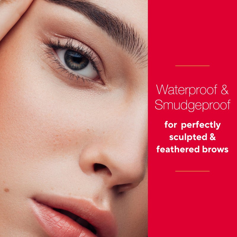Mirabella Ultra Fine Brow Pencil, Anti-Chip Waterproof Eyebrow Pencil - Smudgeproof, Blendable & Retractable Eyebrow Pencil to Define and Fill In Brows Naturally - Light - Image 2