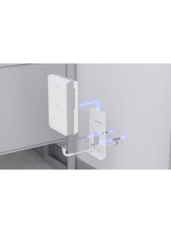 Ubiquiti Networks Ubiquiti U7 Pro Wall Access Point, WiFi 7 with 6 GHz Support, 6 Spatial Streams, Up to 5.7 Gbps Max Data Rate, 2 x 2 (DL/UL MU-MIMO) Feature, White | U7-Pro-Wall - Image 1