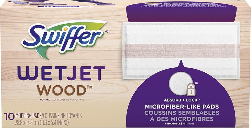 Swiffer WetJet Wood Mopping Pad Refill - 12 Ct Fine detail - Image 1