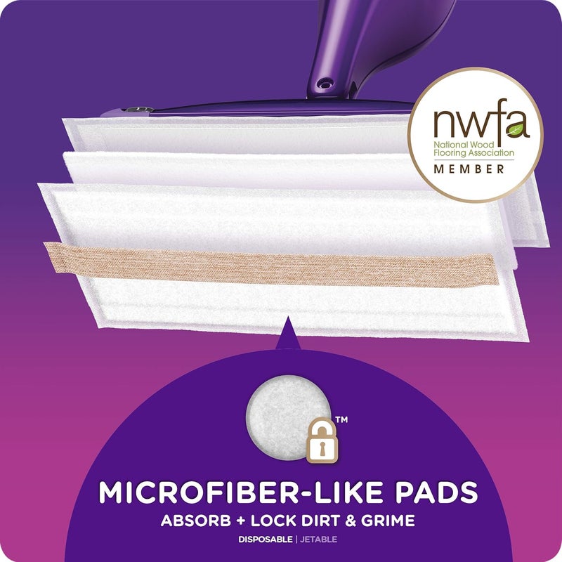 Swiffer WetJet Wood Mopping Pad Refill - 12 Ct Fine detail - Image 3
