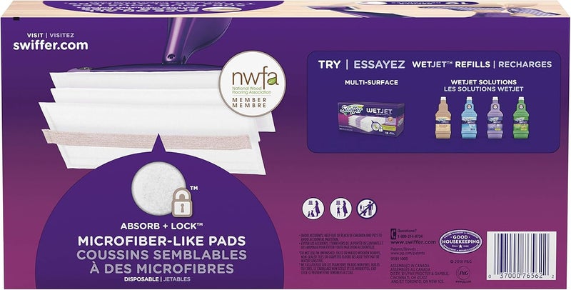 Swiffer WetJet Wood Mopping Pad Refill - 12 Ct Fine detail - Image 2