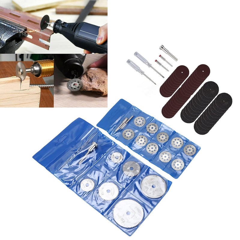 HSS Cutting Discs Set for Metal Wood Plastic Glass 10PCS 115mm DIY Craftsmen - Image 4