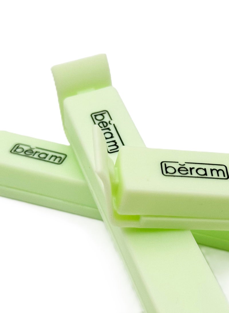 Beram Sealing Clips for Snack Bags, Vacuum Sealers for Packages, Storage for Home and Kitchen, Air Tight Sealing Chip Clips, Aesthetic Kitchen Accessory, Pack of 5 - Image 2