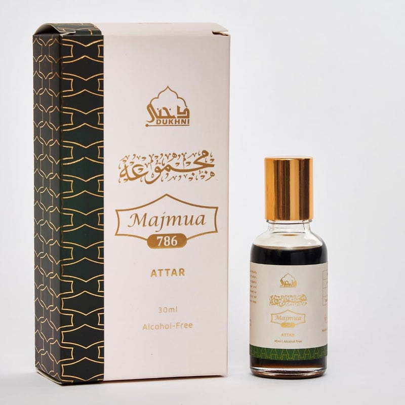 مجموعة 786 زيت عطر من دخني عطور عربية للرجال والنساء 30 مل عطر رول أون نقي برائحة الفيتيفر مزيج عطور عيد رمضان عمرة هدايا نباتية عطور إسلامية