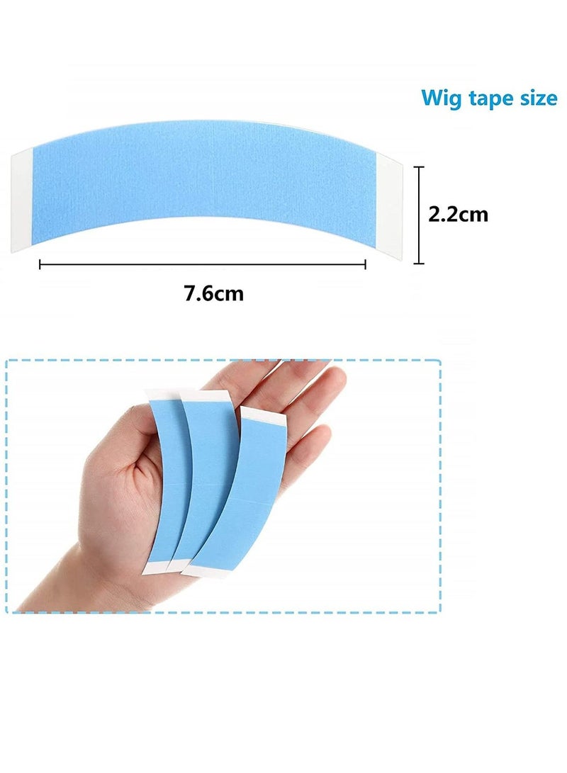 Estelle 36 Pieces Per Bag Double Sided Adhesive Tapes for Hair Extension Lace Front Support Toupee Wigs (Small Curve) - Image 2