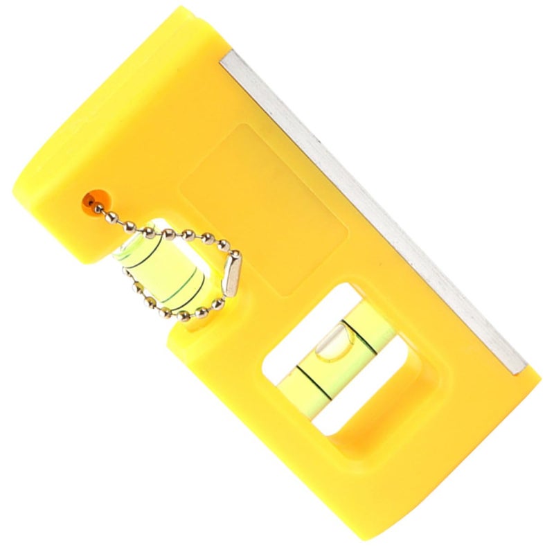 Magnetic Bubble Level Tool High Precision Mini Portable Spirit Level Ruler with Chain - Image 2