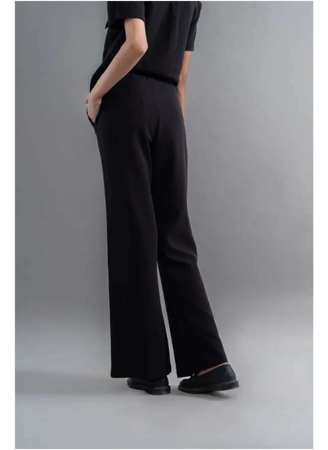 NeceSera Lushknit 2.0 Black Straight Mulititask Pants