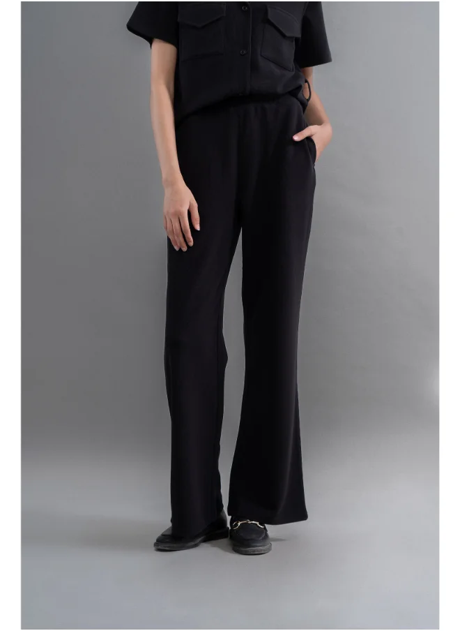 NeceSera Lushknit 2.0 Black Straight Mulititask Pants